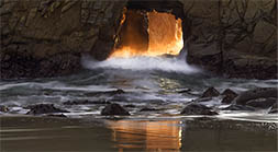 Hole at Pfieffer Beach